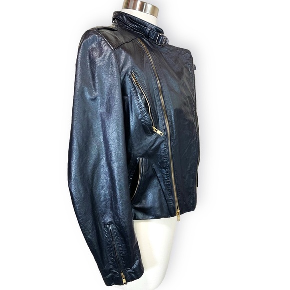 Vintage Wilson Leather 1980’s Motorcross Racing Leather Jacket - Picture 7 of 13